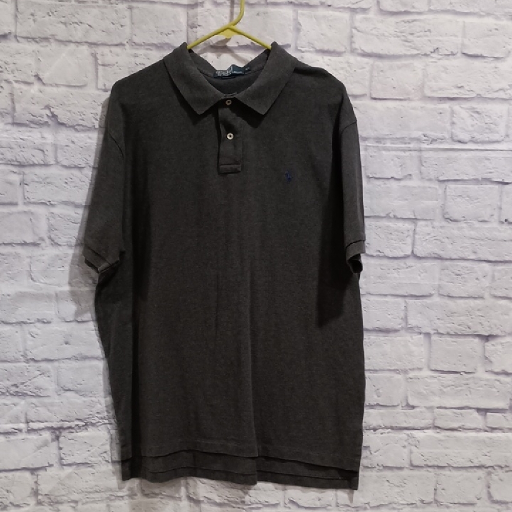 Ralph Lauren Gray Polo Shirt Classic Fit